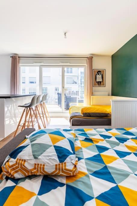 Grand Appartement , Paris La Defense Arena, 50 Metres De La Gare, 15 Min Champs Elysees Нантерр Экстерьер фото
