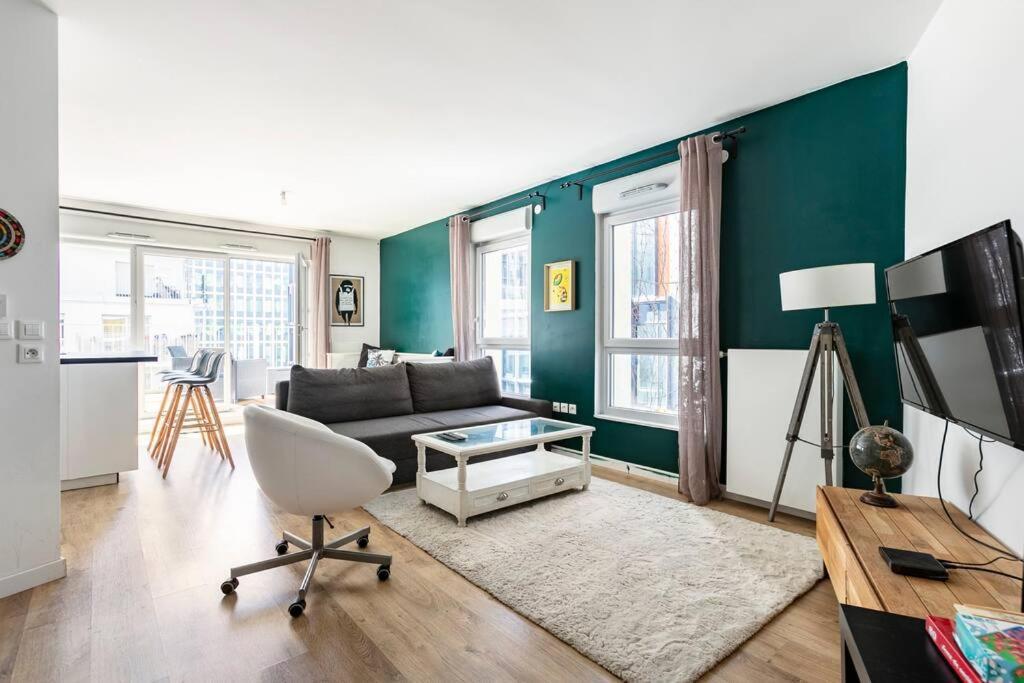 Grand Appartement , Paris La Defense Arena, 50 Metres De La Gare, 15 Min Champs Elysees Нантерр Экстерьер фото